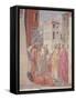 The Distribution of Alms and Death of Ananias-Tommaso Masaccio-Framed Stretched Canvas