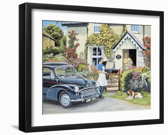 The District Nurse-Trevor Mitchell-Framed Giclee Print