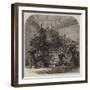 The Disturbances in Paris, Soldiers at Night in the Luxembourg Palace-null-Framed Giclee Print