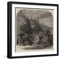 The Disturbances in Paris, Soldiers at Night in the Luxembourg Palace-null-Framed Giclee Print