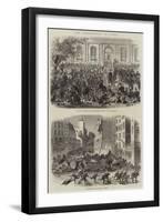 The Disturbances in Paris-null-Framed Giclee Print