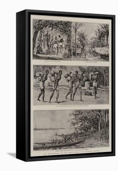 The Disturbances on the Congo, Life at an Up-River Station-null-Framed Stretched Canvas