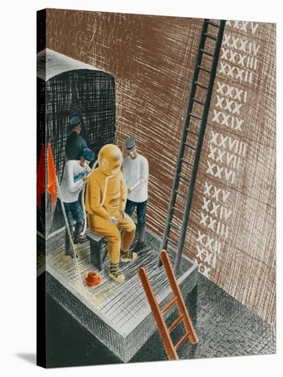 The Diver, 1941-Eric Ravilious-Stretched Canvas