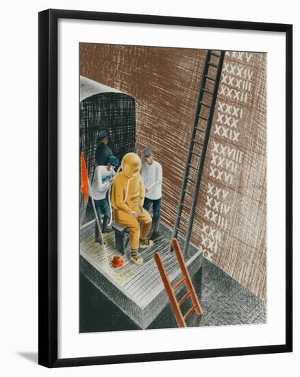 The Diver, 1941-Eric Ravilious-Framed Giclee Print