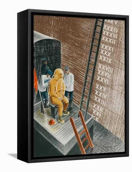 The Diver, 1941-Eric Ravilious-Framed Stretched Canvas