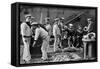 The Diver on Board Ship, 1896-Gregory & Co-Framed Stretched Canvas