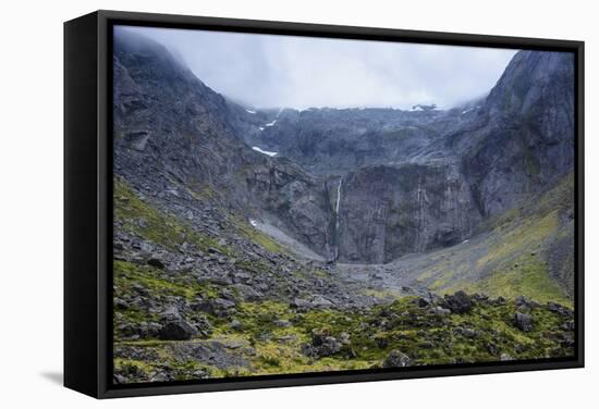 The Divide in the Hollyford Valley before Milford Sound, South Island, New Zealand, Pacific-Michael-Framed Stretched Canvas