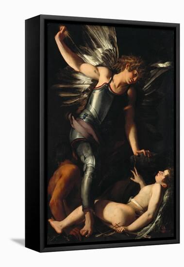 The Divine Eros Defeats the Earthly Eros, Ca 1602-Giovanni Baglione-Framed Stretched Canvas