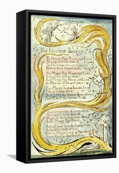 The Divine Image, 1789-William Blake-Framed Stretched Canvas