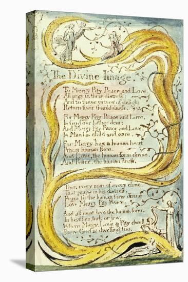 The Divine Image, 1789-William Blake-Stretched Canvas