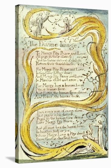 The Divine Image, 1789-William Blake-Stretched Canvas