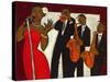 The Divine Miss B and her Sidemen-Marsha Hammel-Stretched Canvas