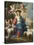 The Divine Shepherdess (La Divina Pastora), c.1760-Miguel Cabrera-Stretched Canvas
