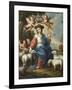 The Divine Shepherdess (La Divina Pastora), c.1760-Miguel Cabrera-Framed Giclee Print