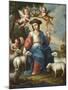 The Divine Shepherdess (La Divina Pastora), c.1760-Miguel Cabrera-Mounted Giclee Print