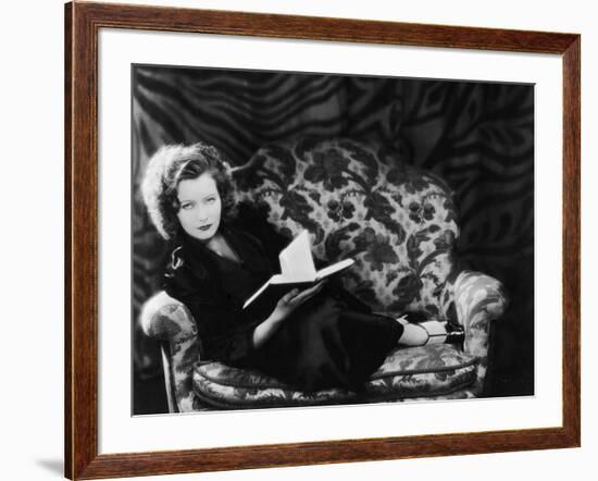 The Divine Woman by Victor Sjostrom with Greta Garbo, 1928 (b/w photo)-null-Framed Photo