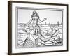 The Divinity Dragon, Copy of an Illustration from 'Oedipus Aegyptiacus' by Athanasius Kirchner,…-null-Framed Giclee Print