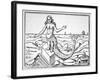 The Divinity Dragon, Copy of an Illustration from 'Oedipus Aegyptiacus' by Athanasius Kirchner,…-null-Framed Giclee Print