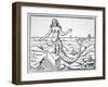 The Divinity Dragon, Copy of an Illustration from 'Oedipus Aegyptiacus' by Athanasius Kirchner,…-null-Framed Giclee Print