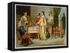 The Divorce of Eleanore of Aquitaine and Louis Vii-null-Framed Stretched Canvas