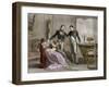 The Divorce of Napoleon I and Josephine in 1809-Stefano Bianchetti-Framed Giclee Print