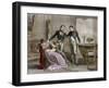 The Divorce of Napoleon I and Josephine in 1809-Stefano Bianchetti-Framed Giclee Print