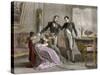 The Divorce of Napoleon I and Josephine in 1809-Stefano Bianchetti-Stretched Canvas