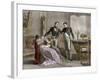 The Divorce of Napoleon I and Josephine in 1809-Stefano Bianchetti-Framed Giclee Print