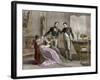 The Divorce of Napoleon I and Josephine in 1809-Stefano Bianchetti-Framed Giclee Print