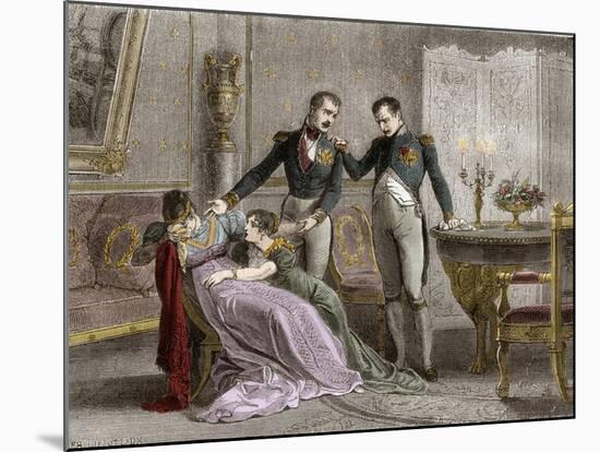 The Divorce of Napoleon I and Josephine in 1809-Stefano Bianchetti-Mounted Giclee Print