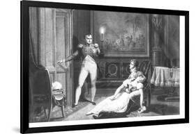 The Divorce of Napoleon I and Josephine Tascher de La Pagerie 30th November 1809-Charles Abraham Chasselat-Framed Giclee Print