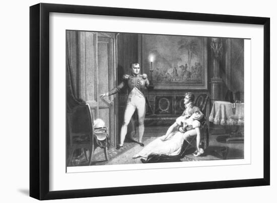 The Divorce of Napoleon I and Josephine Tascher de La Pagerie 30th November 1809-Charles Abraham Chasselat-Framed Giclee Print