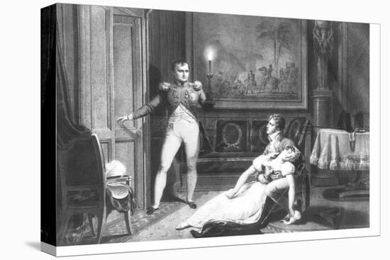 The Divorce of Napoleon I and Josephine Tascher de La Pagerie 30th November 1809-Charles Abraham Chasselat-Stretched Canvas