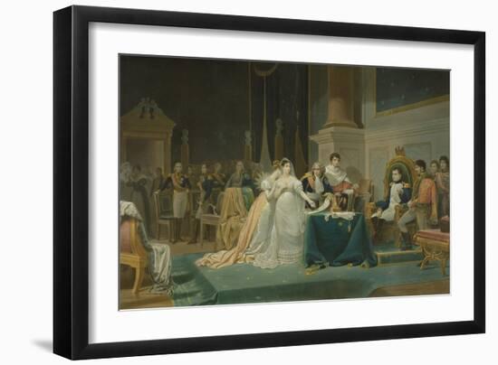 The Divorce of the Empress Josephine 15th December 1809-Henri-frederic Schopin-Framed Giclee Print