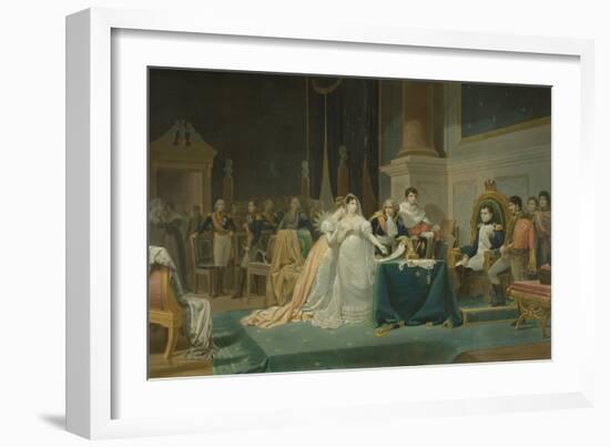 The Divorce of the Empress Josephine 15th December 1809-Henri-frederic Schopin-Framed Giclee Print