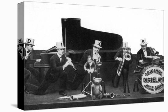 The Dixieland Jazz Band, C. 1919-null-Stretched Canvas