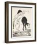 The Djinn in Charge of All Deserts Guiding the Magic with His Magic Fan-Rudyard Kipling-Framed Premium Giclee Print