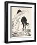 The Djinn in Charge of All Deserts Guiding the Magic with His Magic Fan-Rudyard Kipling-Framed Premium Giclee Print