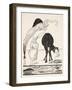 The Djinn in Charge of All Deserts Guiding the Magic with His Magic Fan-Rudyard Kipling-Framed Giclee Print