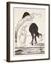 The Djinn in Charge of All Deserts Guiding the Magic with His Magic Fan-Rudyard Kipling-Framed Giclee Print