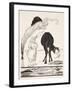 The Djinn in Charge of All Deserts Guiding the Magic with His Magic Fan-Rudyard Kipling-Framed Giclee Print