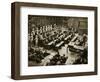 The Dock at the Nuremberg Trials. Front Row from Left: Hermann Goring-null-Framed Giclee Print