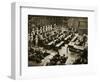 The Dock at the Nuremberg Trials. Front Row from Left: Hermann Goring-null-Framed Giclee Print