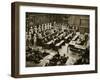 The Dock at the Nuremberg Trials. Front Row from Left: Hermann Goring-null-Framed Giclee Print