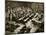 The Dock at the Nuremberg Trials. Front Row from Left: Hermann Goring-null-Mounted Giclee Print