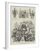 The Dock Labourers' Great Strike in London-William Douglas Almond-Framed Giclee Print