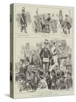 The Dock Labourers' Great Strike in London-William Douglas Almond-Stretched Canvas