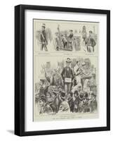 The Dock Labourers' Great Strike in London-William Douglas Almond-Framed Giclee Print