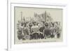 The Dock Labourers' Strike, Sweethearts and Wives-William Douglas Almond-Framed Giclee Print