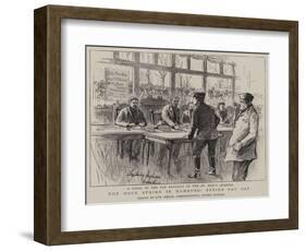 The Dock Strike in Hamburg, Strike Pay Day-null-Framed Giclee Print